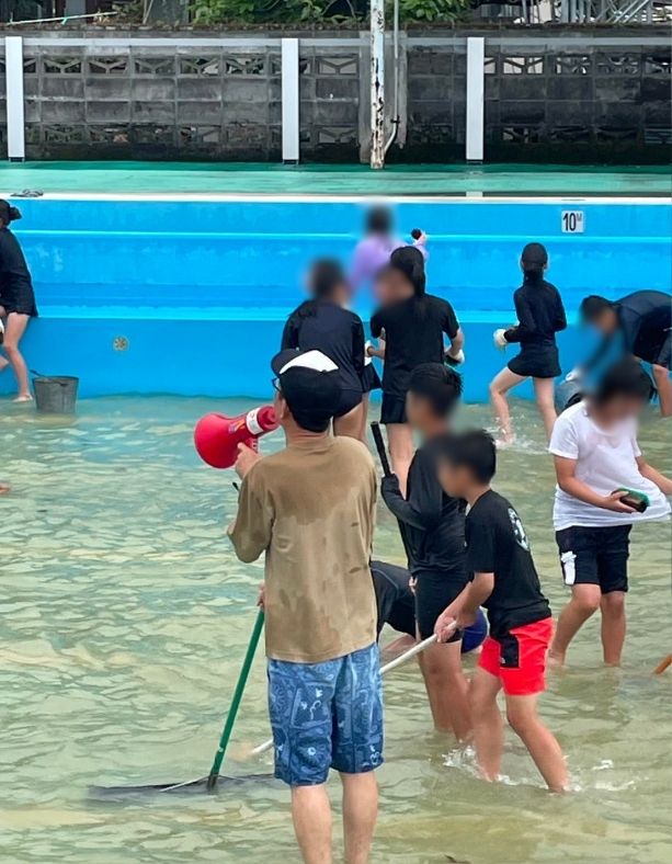 プール掃除2026-02