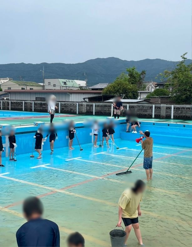 プール掃除2026-01